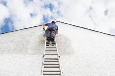 Peinture extérieure à Fouzilhon — façades et ravalement